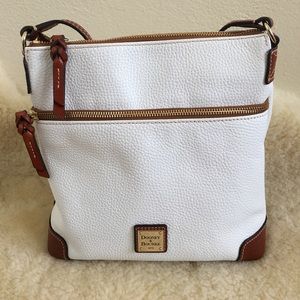 Dooney & Bourke White Pebble Grain Crossbody